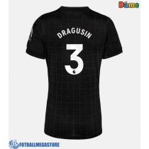 Fotballdrakt Dame Tottenham Hotspur Radu Dragusin #3 Bortedrakt 2025-26 Kortermet